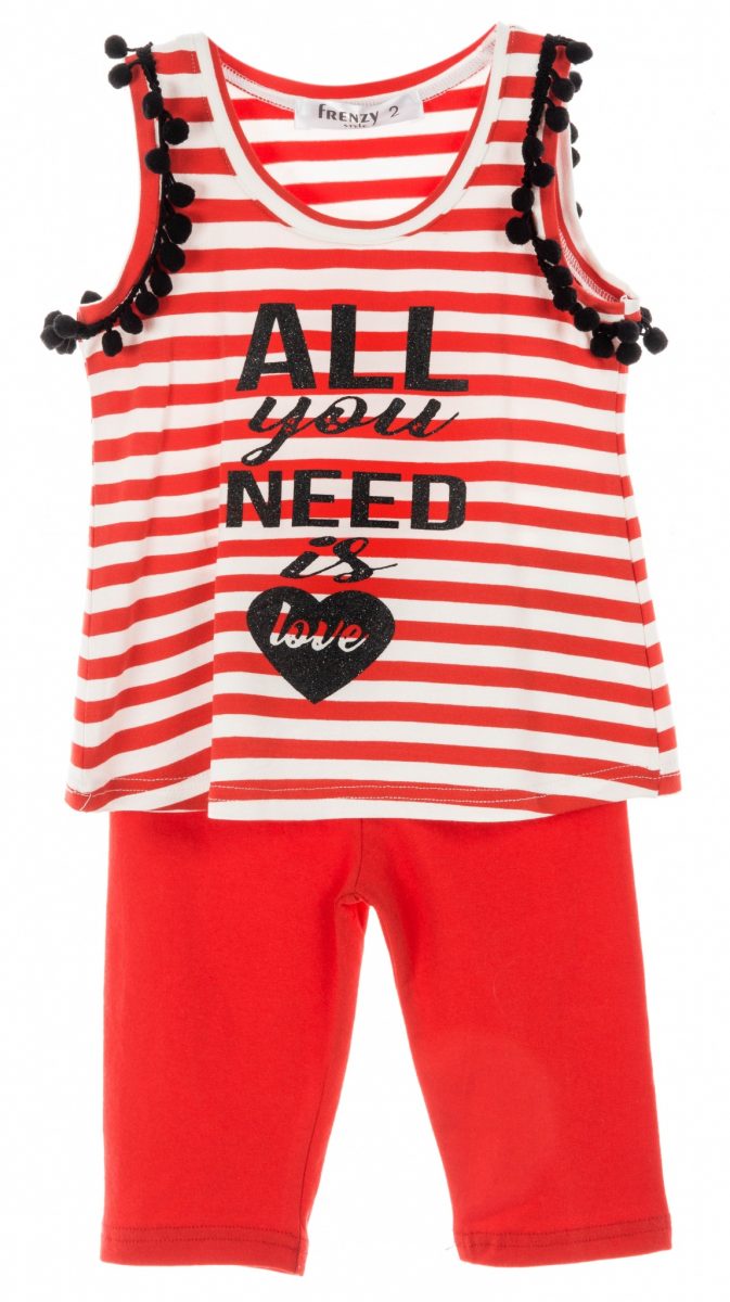 Παιδικά ρούχα - κορίτσι Babylon Fashion - ΣΗΜΑΝΤΙΚΟ: Σε περίπτωση διαφοράς τιμής από το κατάστημα ισχύει παντα και μόνο η τιμή του καταστήματος ΣΕΤ ΤΥΝΙΚ ΚΟΛΑΝ - ΚΟΚΚΙΝΟ ΚΟΚΚΙΝΟ