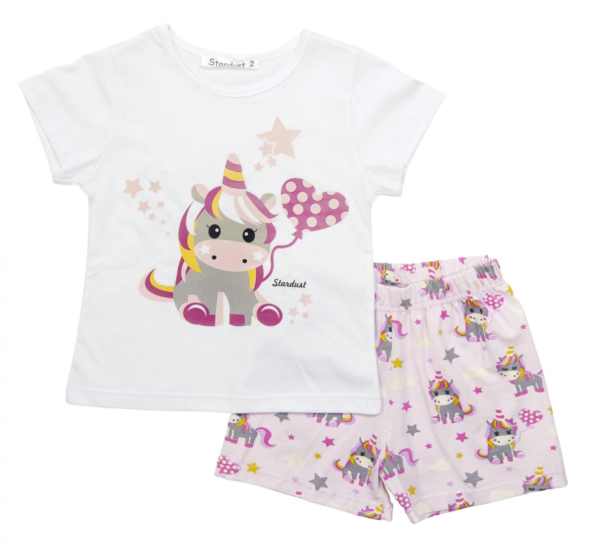 ΣΕΤ ΠΙΤΖΑΜΑ - Λευκο ροζ ΛΕΥΚΟ ΡΟΖ