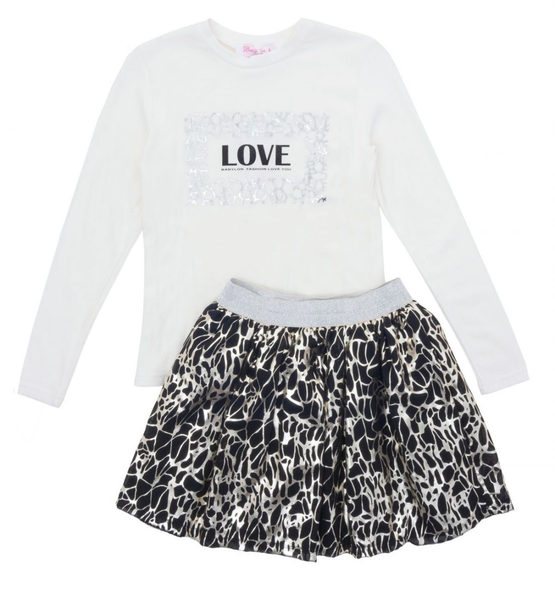 Παιδικά ρούχα - κορίτσι Babylon Fashion - ΣΗΜΑΝΤΙΚΟ: Σε περίπτωση διαφοράς τιμής από το κατάστημα ισχύει παντα και μόνο η τιμή του καταστήματος ΣΕΤ ΜΠΛΟΥΖΑ ΦΟΥΣΤΑ - ΤΥΠΟΣ ΤΥΠΟΣ