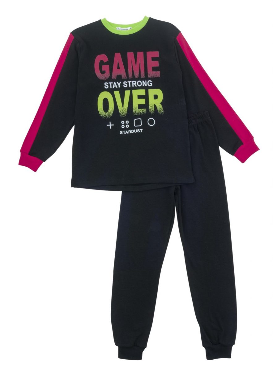 ΣΕΤ ΠΙΤΖΑΜΑ - ΜΑΥΡΟ ΚΟΚΚΙΝΟ ΜΑΥΡΟ ΚΟΚΚΙΝΟ