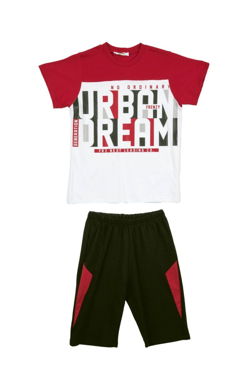 Frenzy style  - ΣΗΜΑΝΤΙΚΟ: Σε περίπτωση διαφοράς τιμής από το κατάστημα ισχύει παντα και μόνο η τιμή του καταστήματος ΣΕΤ ΜΠΛΟΥΖΑ ΒΕΡΜΟΥΔΑ - ΚΟΚΚΙΝΟ ΜΑΥΡΟ ΚΟΚΚΙΝΟ ΜΑΥΡΟ