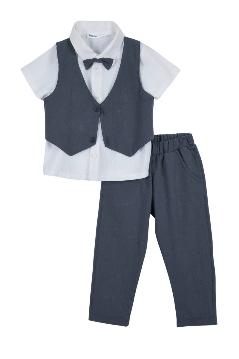 Παιδικά ρούχα - κορίτσι Babylon Fashion - ΣΗΜΑΝΤΙΚΟ: Σε περίπτωση διαφοράς τιμής από το κατάστημα ισχύει παντα και μόνο η τιμή του καταστήματος ΣΕΤ ΠΟΥΚΑΜΙΣΟ ΠΑΝΤΕΛΟΝΙ ΓΙΛΕΚΟ - ΤΥΠΟΣ ΤΥΠΟΣ