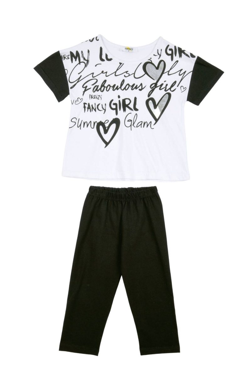 Παιδικά ρούχα - κορίτσι Babylon Fashion - ΣΗΜΑΝΤΙΚΟ: Σε περίπτωση διαφοράς τιμής από το κατάστημα ισχύει παντα και μόνο η τιμή του καταστήματος ΣΕΤ ΜΠΛΟΥΖΑ ΚΟΛΑΝ - ΛΕΥΚΟ ΜΑΥΡΟ ΛΕΥΚΟ ΜΑΥΡΟ