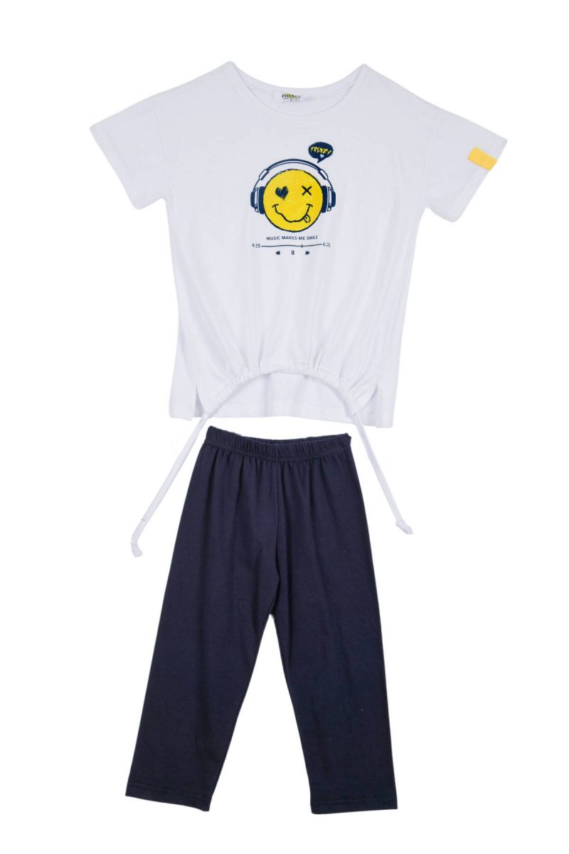 Παιδικά ρούχα - κορίτσι Babylon Fashion - ΣΗΜΑΝΤΙΚΟ: Σε περίπτωση διαφοράς τιμής από το κατάστημα ισχύει παντα και μόνο η τιμή του καταστήματος ΣΕΤ ΜΠΛΟΥΖΑ ΚΟΛΑΝ - ΛΕΥΚΟ ΜΑΡΕΝ ΛΕΥΚΟ ΜΑΡΕΝ