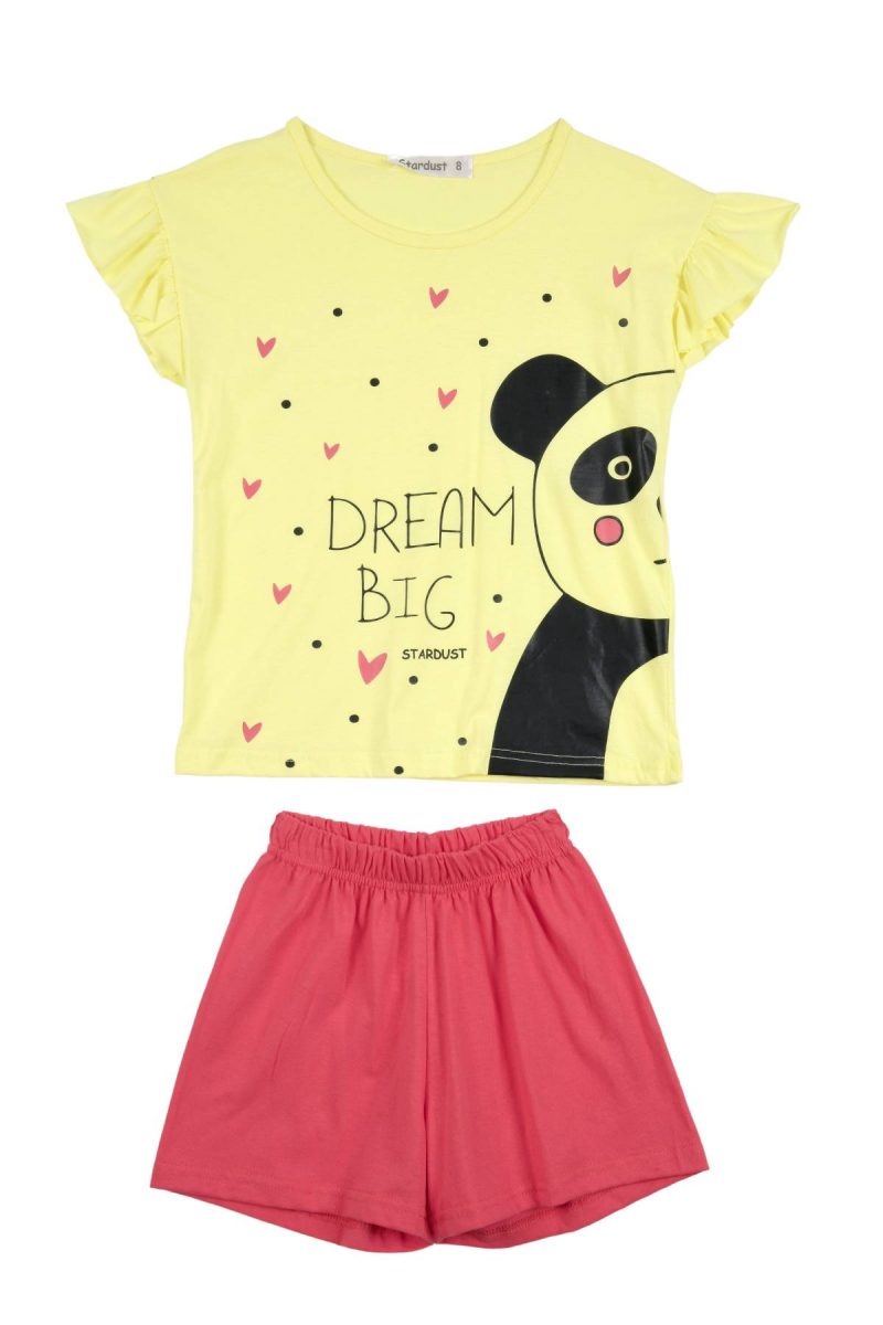 ΣΕΤ ΠΙΤΖΑΜΑ - Κιτρινο κοραλλι ΚΙΤΡΙΝΟ ΚΟΡΑΛΛΙ