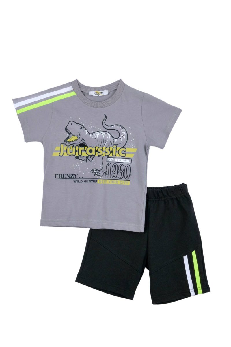 Παιδικά ρούχα - κορίτσι Babylon Fashion - ΣΗΜΑΝΤΙΚΟ: Σε περίπτωση διαφοράς τιμής από το κατάστημα ισχύει παντα και μόνο η τιμή του καταστήματος ΣΕΤ ΜΠΛΟΥΖΑ ΒΕΡΜΟΥΔΑ - ΓΚΡΙ ΜΑΥΡΟ ΓΚΡΙ ΜΑΥΡΟ