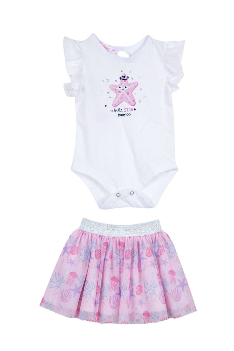 Παιδικά ρούχα - κορίτσι Babylon Fashion - ΣΗΜΑΝΤΙΚΟ: Σε περίπτωση διαφοράς τιμής από το κατάστημα ισχύει παντα και μόνο η τιμή του καταστήματος ΣΕΤ ΜΠΛΟΥΖΑ ΦΟΥΣΤΑ - ΤΥΠΟΣ ΤΥΠΟΣ