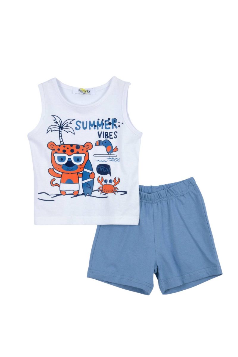 Παιδικά ρούχα - κορίτσι Babylon Fashion - ΣΗΜΑΝΤΙΚΟ: Σε περίπτωση διαφοράς τιμής από το κατάστημα ισχύει παντα και μόνο η τιμή του καταστήματος ΣΕΤ ΜΠΛΟΥΖΑ ΒΕΡΜΟΥΔΑ - Λευκο ραφ ΛΕΥΚΟ ΡΑΦ