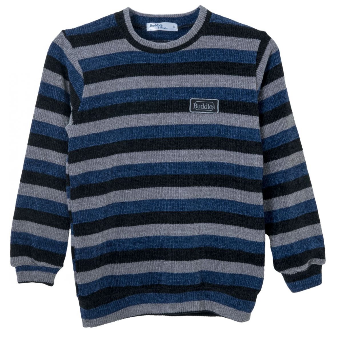 ΜΠΛΟΥΖΑ - Γκρι μπλε μαυρο ΓΚΡΙ ΜΠΛΕ ΜΑΥΡΟ