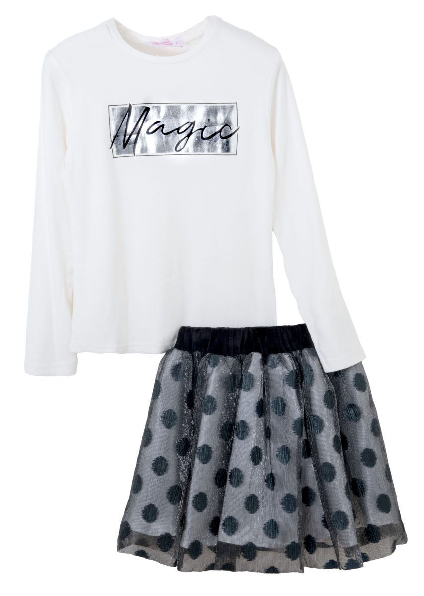 Παιδικά ρούχα - κορίτσι Babylon Fashion - ΣΗΜΑΝΤΙΚΟ: Σε περίπτωση διαφοράς τιμής από το κατάστημα ισχύει παντα και μόνο η τιμή του καταστήματος ΣΕΤ ΜΠΛΟΥΖΑ ΦΟΥΣΤΑ - ΤΥΠΟΣ ΤΥΠΟΣ