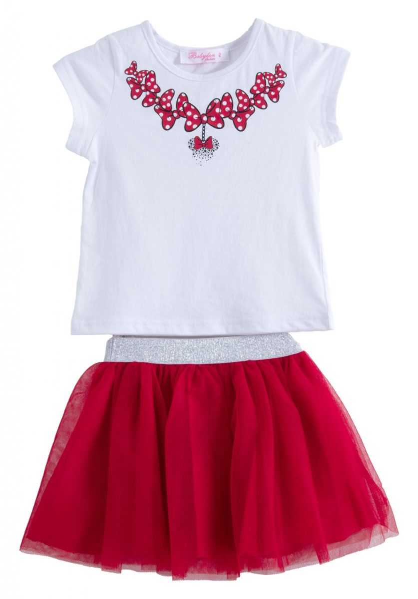 Παιδικά ρούχα - κορίτσι Babylon Fashion - ΣΗΜΑΝΤΙΚΟ: Σε περίπτωση διαφοράς τιμής από το κατάστημα ισχύει παντα και μόνο η τιμή του καταστήματος ΣΕΤ ΜΠΛΟΥΖΑ ΦΟΥΣΤΑ - ΤΥΠΟΣ ΤΥΠΟΣ