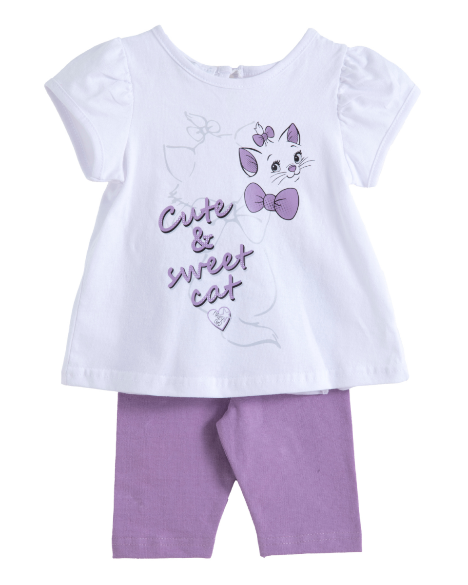 Παιδικά ρούχα - κορίτσι Babylon Fashion - ΣΗΜΑΝΤΙΚΟ: Σε περίπτωση διαφοράς τιμής από το κατάστημα ισχύει παντα και μόνο η τιμή του καταστήματος ΣΕΤ ΜΠΛΟΥΖΑ ΚΟΛΑΝ - Λευκο λιλα ΛΕΥΚΟ ΛΙΛΑ