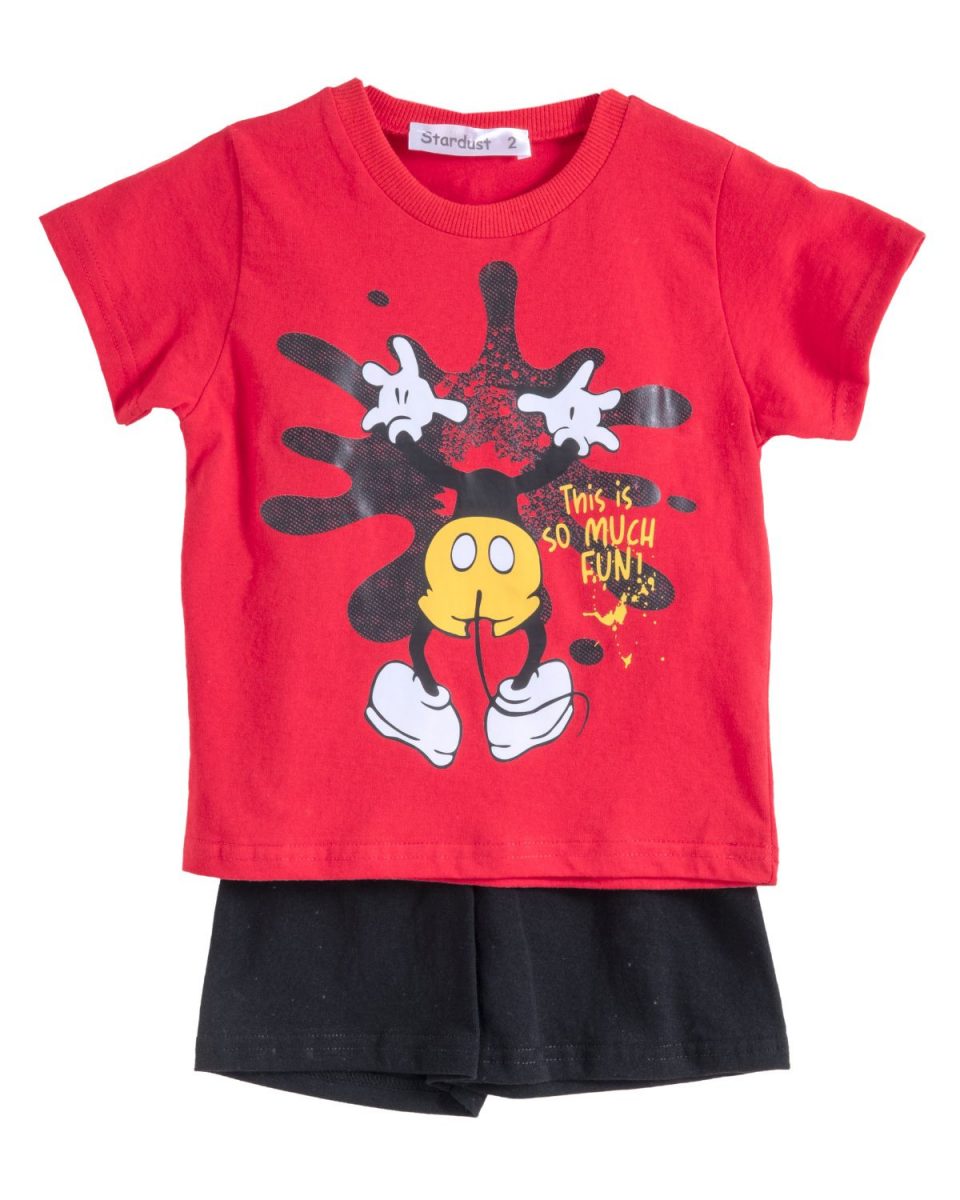 ΣΕΤ ΠΙΤΖΑΜΑ - ΚΟΚΚΙΝΟ ΜΑΥΡΟ ΚΟΚΚΙΝΟ ΜΑΥΡΟ