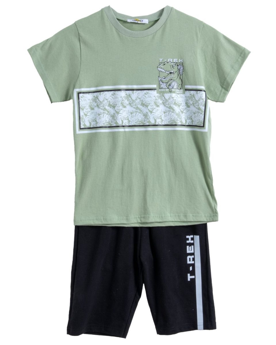 Frenzy style  - ΣΗΜΑΝΤΙΚΟ: Σε περίπτωση διαφοράς τιμής από το κατάστημα ισχύει παντα και μόνο η τιμή του καταστήματος ΣΕΤ ΜΠΛΟΥΖΑ ΒΕΡΜΟΥΔΑ - Φυστικι μαυρο ΦΥΣΤΙΚΙ ΜΑΥΡΟ