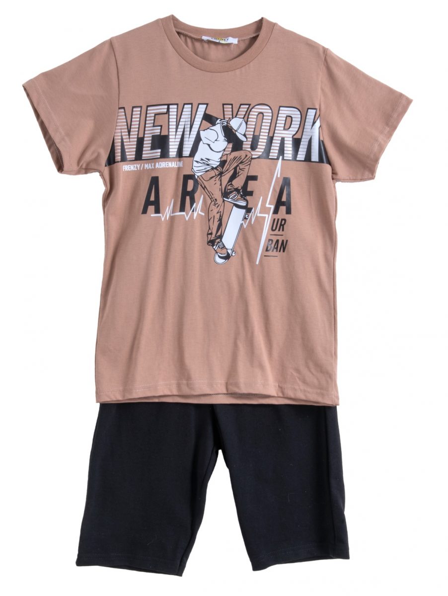 Παιδικά ρούχα - κορίτσι Babylon Fashion - ΣΗΜΑΝΤΙΚΟ: Σε περίπτωση διαφοράς τιμής από το κατάστημα ισχύει παντα και μόνο η τιμή του καταστήματος ΣΕΤ ΜΠΛΟΥΖΑ ΒΕΡΜΟΥΔΑ - Καμελ μαυρο ΚΑΜΕΛ ΜΑΥΡΟ