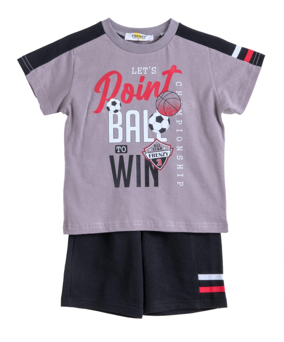 Παιδικά ρούχα - κορίτσι Babylon Fashion - ΣΗΜΑΝΤΙΚΟ: Σε περίπτωση διαφοράς τιμής από το κατάστημα ισχύει παντα και μόνο η τιμή του καταστήματος ΣΕΤ ΜΠΛΟΥΖΑ ΒΕΡΜΟΥΔΑ - ΓΚΡΙ ΜΑΥΡΟ ΓΚΡΙ ΜΑΥΡΟ