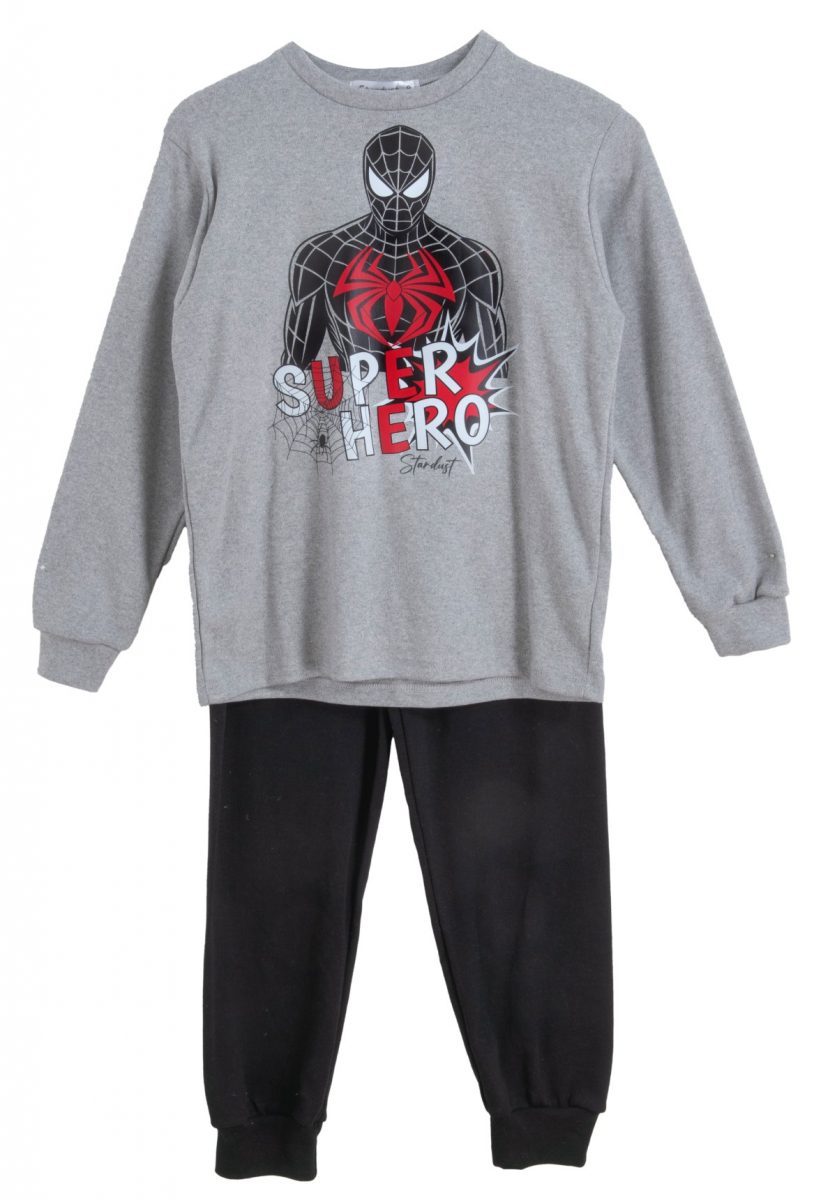 ΣΕΤ ΠΙΤΖΑΜΑ - ΓΚΡΙ ΜΕΛΑΝΖΕ ΜΑΥΡΟ ΓΚΡΙ ΜΕΛΑΝΖΕ ΜΑΥΡΟ