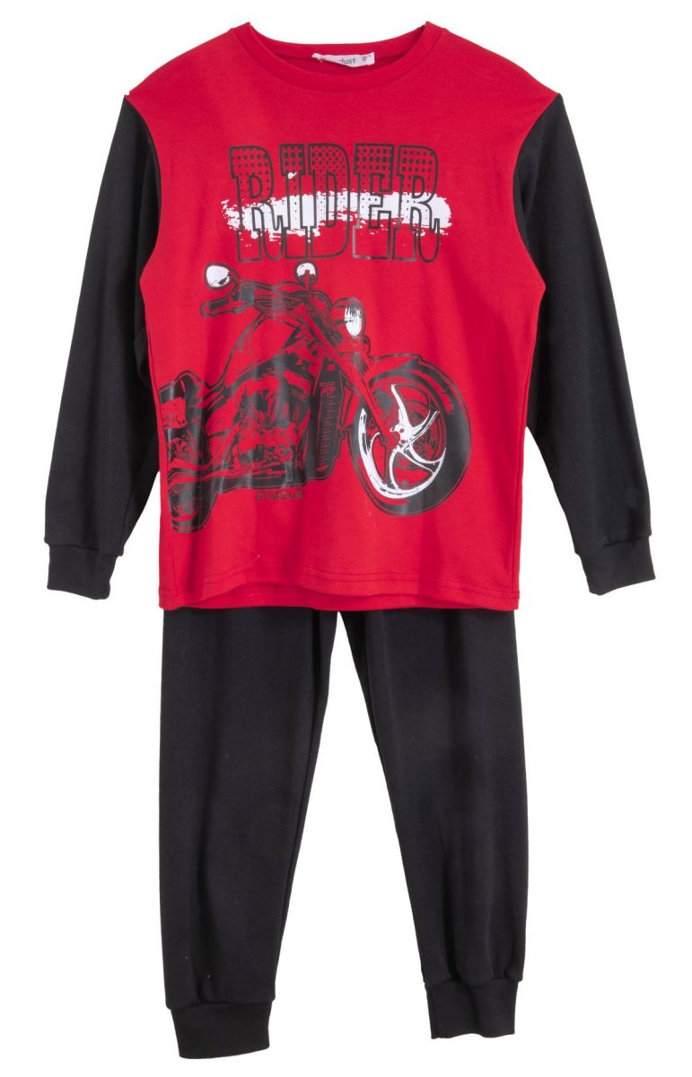 ΣΕΤ ΠΙΤΖΑΜΑ - ΚΟΚΚΙΝΟ ΜΑΥΡΟ ΚΟΚΚΙΝΟ ΜΑΥΡΟ