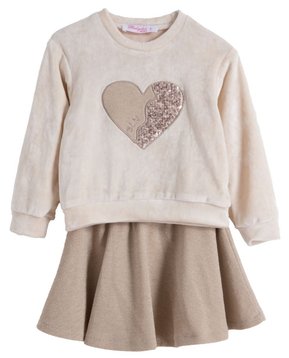 Παιδικά ρούχα - κορίτσι Babylon Fashion - ΣΗΜΑΝΤΙΚΟ: Σε περίπτωση διαφοράς τιμής από το κατάστημα ισχύει παντα και μόνο η τιμή του καταστήματος ΣΕΤ ΜΠΛΟΥΖΑ ΦΟΥΣΤΑ - ΤΥΠΟΣ ΤΥΠΟΣ