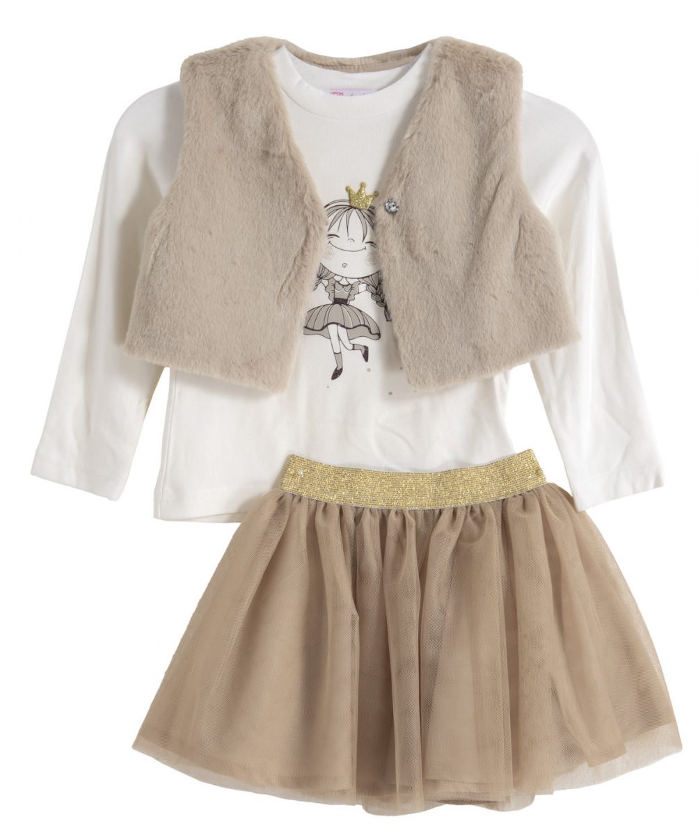 Παιδικά ρούχα - κορίτσι Babylon Fashion - ΣΗΜΑΝΤΙΚΟ: Σε περίπτωση διαφοράς τιμής από το κατάστημα ισχύει παντα και μόνο η τιμή του καταστήματος ΣΕΤ ΜΠΛΟΥΖΑ ΦΟΥΣΤΑ ΓΙΛΕΚΟ - ΤΥΠΟΣ ΤΥΠΟΣ