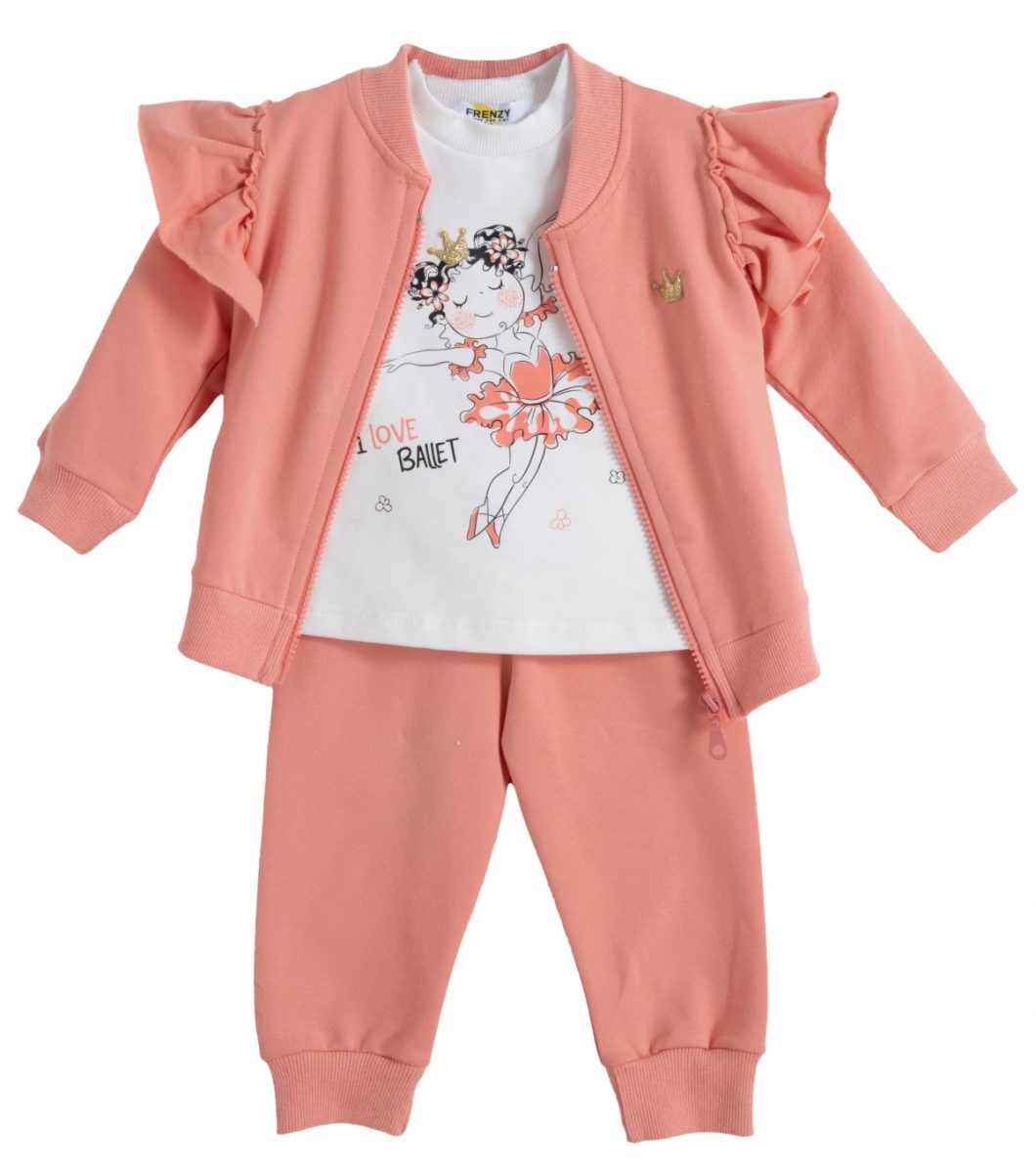 Παιδικά ρούχα - κορίτσι Babylon Fashion - ΣΗΜΑΝΤΙΚΟ: Σε περίπτωση διαφοράς τιμής από το κατάστημα ισχύει παντα και μόνο η τιμή του καταστήματος ΣΕΤ ΦΟΡΜΑ 3ΤΜΧ - ΕΚΡΟΥ ΣΟΜΟΝ ΕΚΡΟΥ ΣΟΜΟΝ