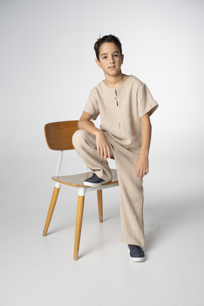 ΜΠΛΟΥΖΑ - ΜΠΕΖC519 BOM901BEIGEMELANGE ΜΠΕΖC519 BOM901BEIGEMELANGE