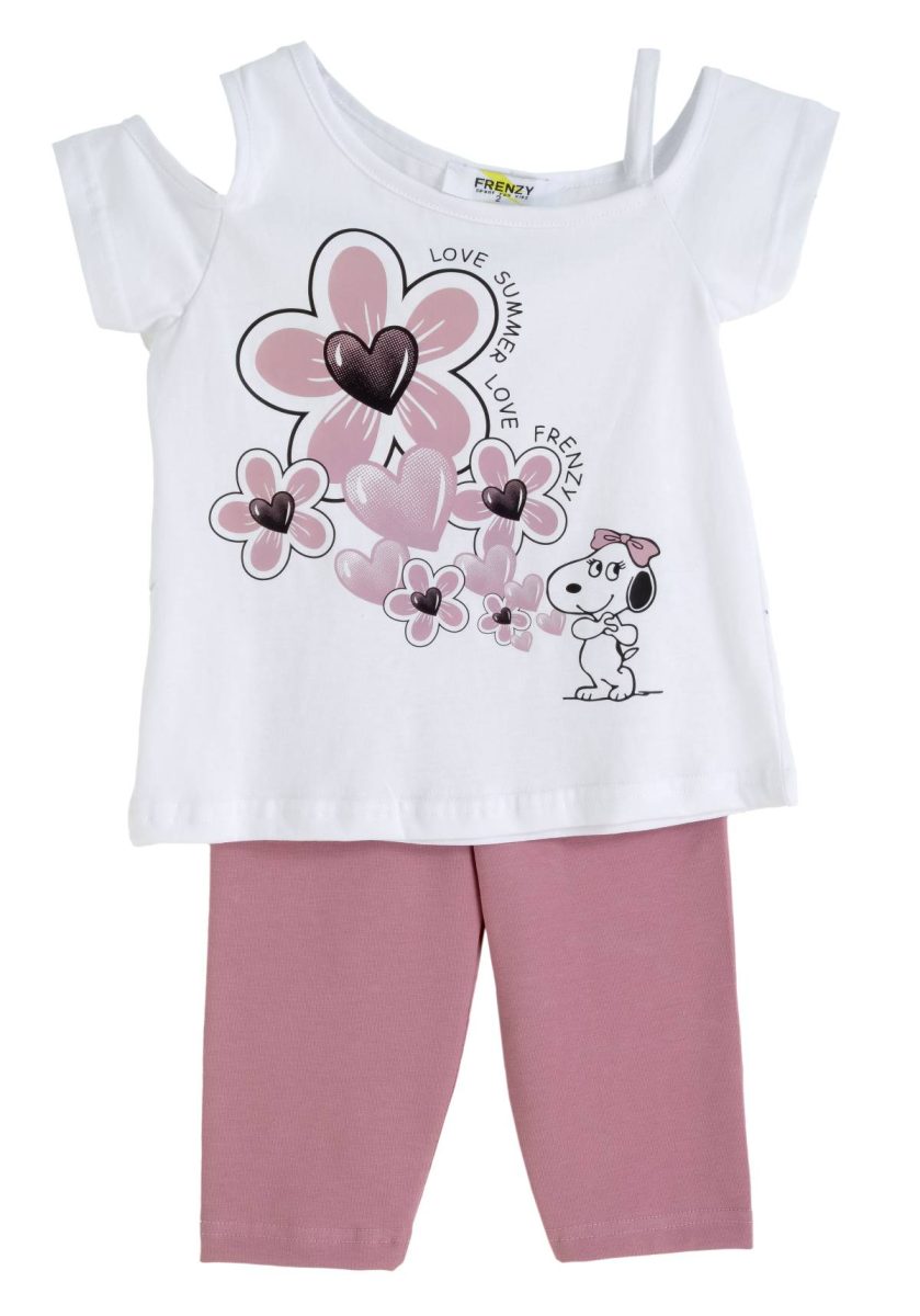 ΣΕΤ ΜΠΛΟΥΖΑ ΚΟΛΑΝ - Λευκο ροζ dusty ΛΕΥΚΟ ΡΟΖ DUSTY