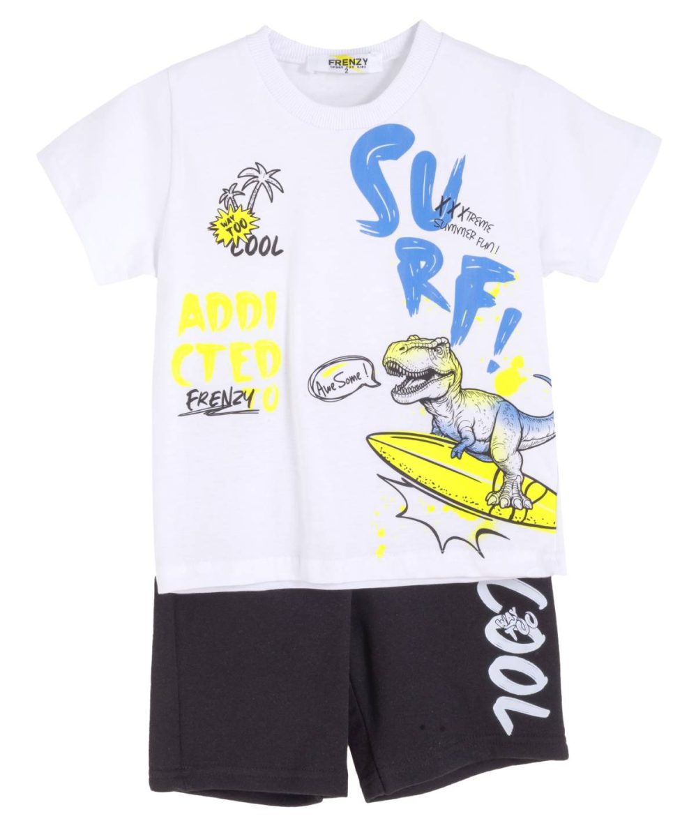 ΣΕΤ ΜΠΛΟΥΖΑ ΒΕΡΜΟΥΔΑ - ΛΕΥΚΟ ΜΑΥΡΟ ΛΕΥΚΟ ΜΑΥΡΟ