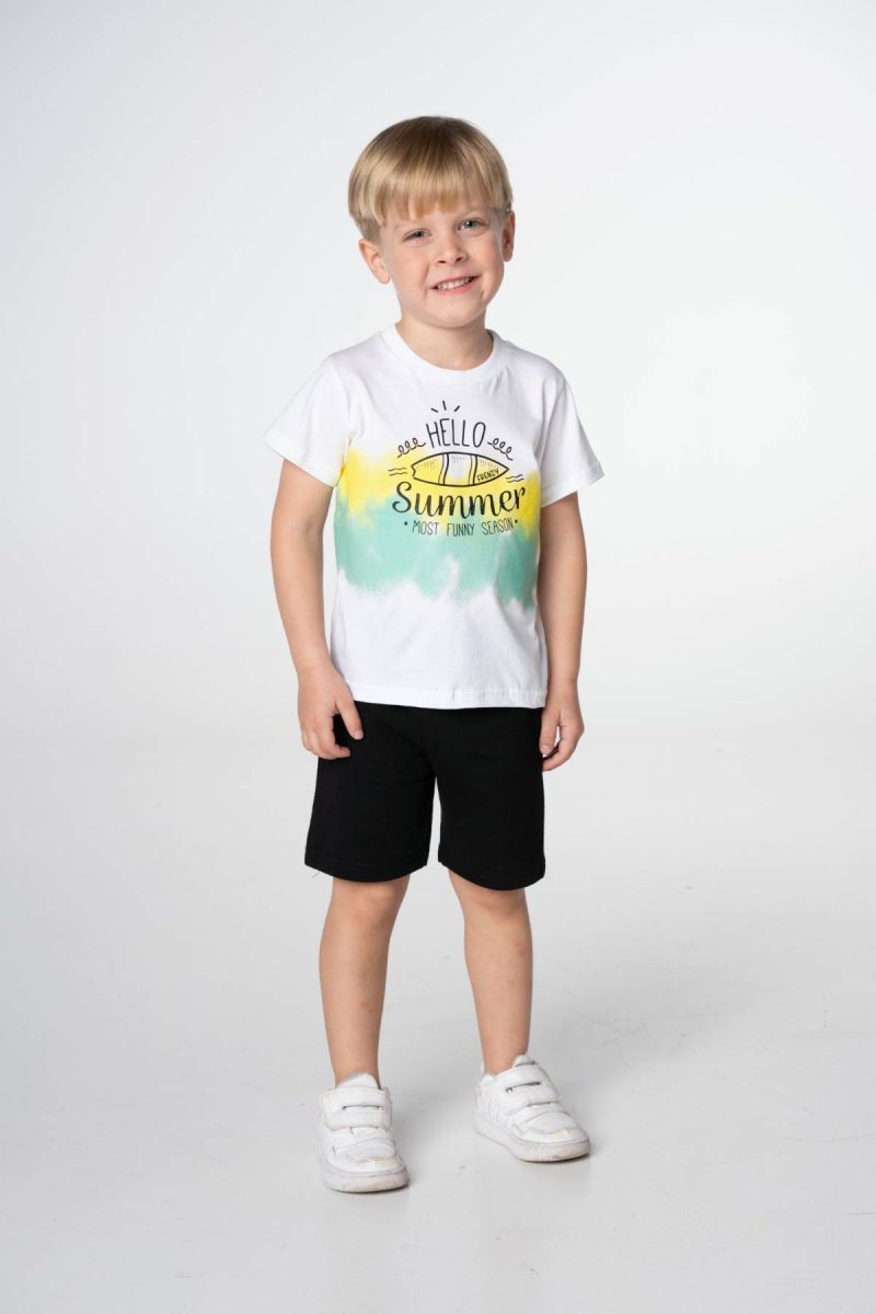 ΣΕΤ ΜΠΛΟΥΖΑ ΒΕΡΜΟΥΔΑ - ΛΕΥΚΟ ΜΑΥΡΟ ΛΕΥΚΟ ΜΑΥΡΟ