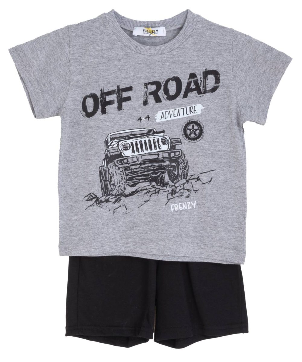 ΣΕΤ ΜΠΛΟΥΖΑ ΒΕΡΜΟΥΔΑ - ΓΚΡΙ ΜΕΛΑΝΖΕ ΜΑΥΡΟ ΓΚΡΙ ΜΕΛΑΝΖΕ 