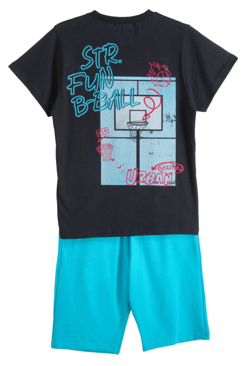 ΣΕΤ ΜΠΛΟΥΖΑ ΒΕΡΜΟΥΔΑ - ΜΑΥΡΟ ΤΥΡΚΟΥΑΖ ΜΑΥΡΟ ΤΥΡΚΟΥΑΖ