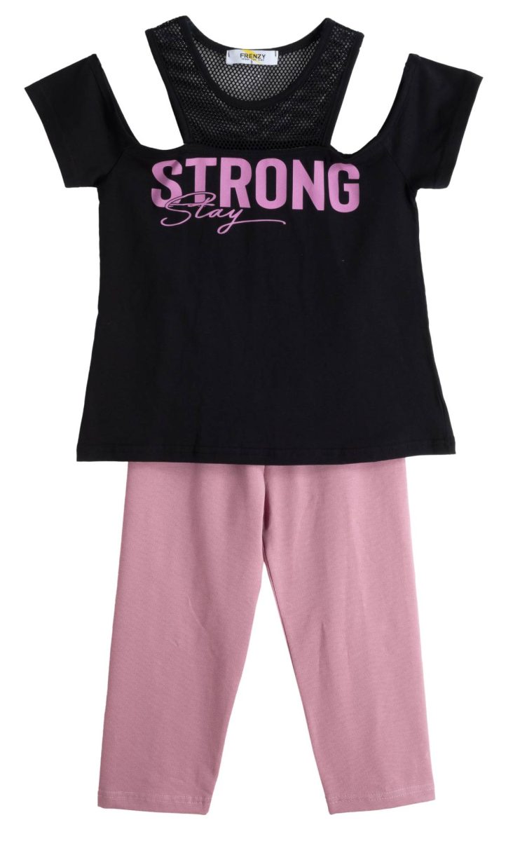 ΣΕΤ ΜΠΛΟΥΖΑ ΚΟΛΑΝ - ΜΑΥΡΟ ΡΟΖ DUSTY ΜΑΥΡΟ ΡΟΖ DUSTY