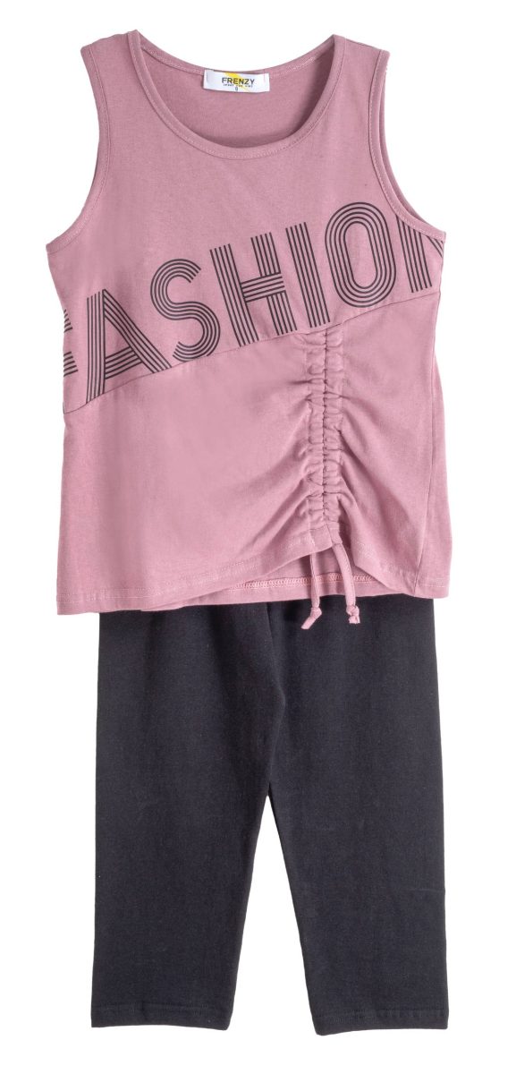 ΣΕΤ ΜΠΛΟΥΖΑ ΚΟΛΑΝ - ΡΟΖ DUSTY ΜΑΥΡΟ ΡΟΖ DUSTY ΜΑΥΡΟ