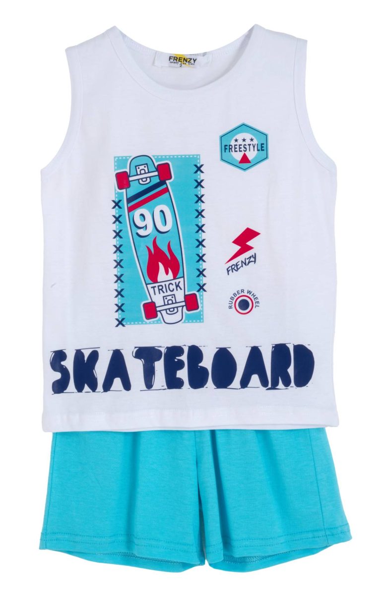 ΣΕΤ ΜΠΛΟΥΖΑ ΒΕΡΜΟΥΔΑ - ΛΕΥΚΟ ΤΥΡΚΟΥΑΖ ΛΕΥΚΟ ΤΥΡΚΟΥΑΖ