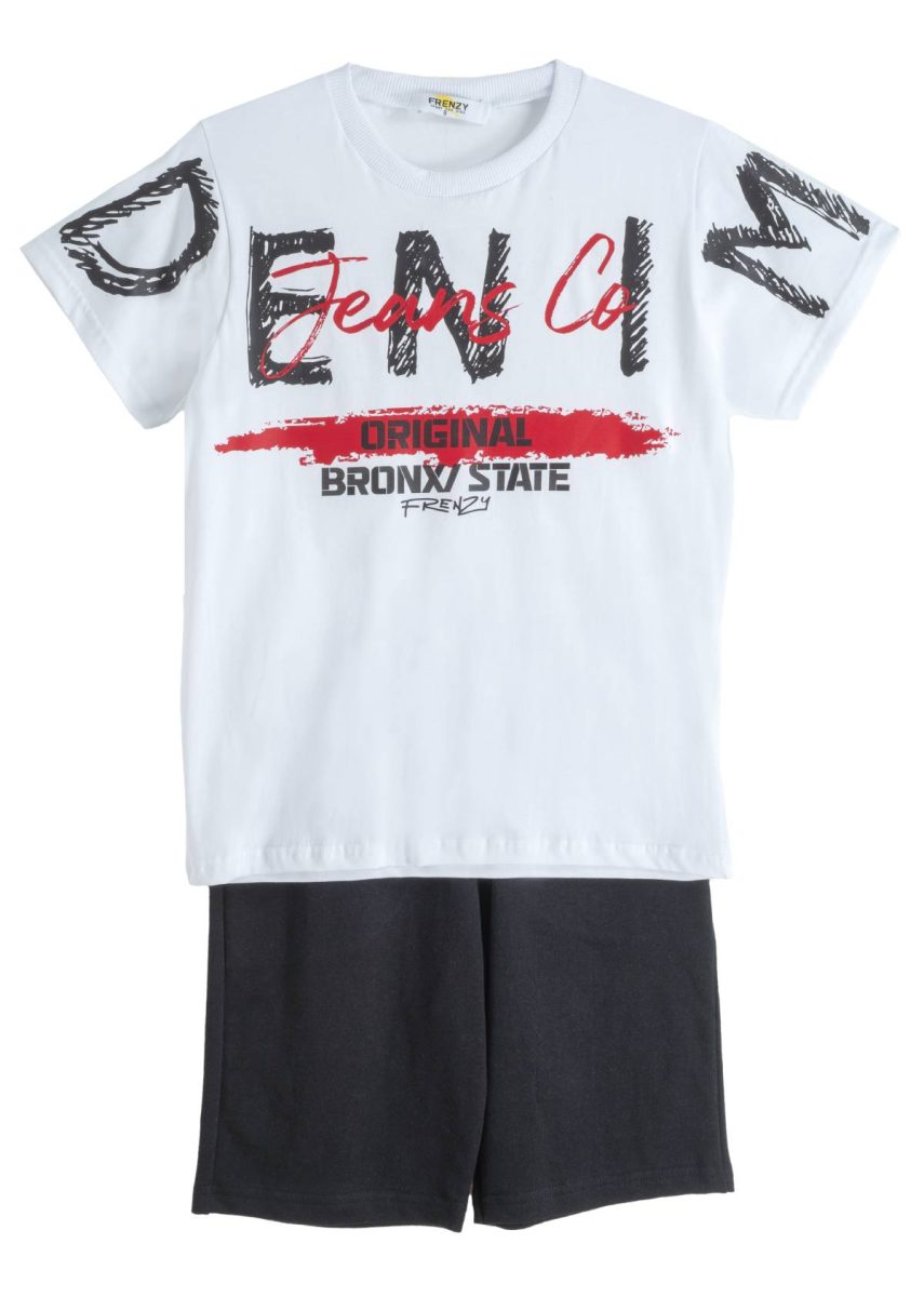 ΣΕΤ ΜΠΛΟΥΖΑ ΒΕΡΜΟΥΔΑ - ΛΕΥΚΟ ΜΑΥΡΟ ΛΕΥΚΟ ΜΑΥΡΟ